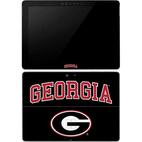 University of Georgia Collegiate Text Surface Go Skin