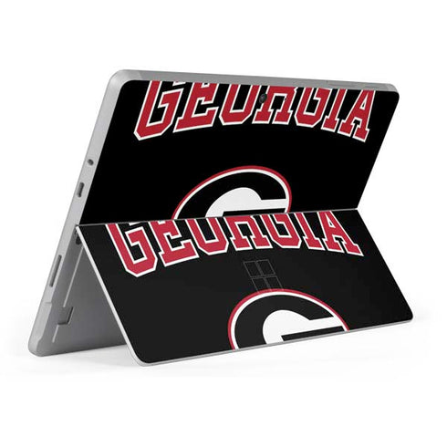 University of Georgia Collegiate Text Surface Go Skin