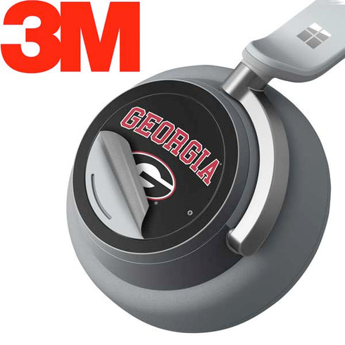 University of Georgia Collegiate Text Surface Headphones Skin