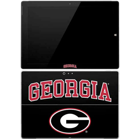University of Georgia Collegiate Text Surface Pro 3 Skin