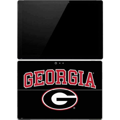 University of Georgia Collegiate Text Surface Pro 4 Skin