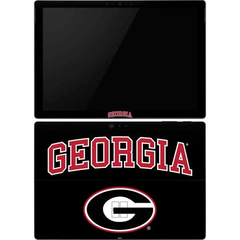 University of Georgia Collegiate Text Surface Pro 6 Skin