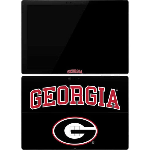 University of Georgia Collegiate Text Surface Pro 7 Skin