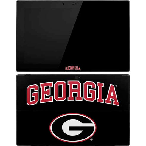 University of Georgia Collegiate Text Surface Pro Tablet Skin