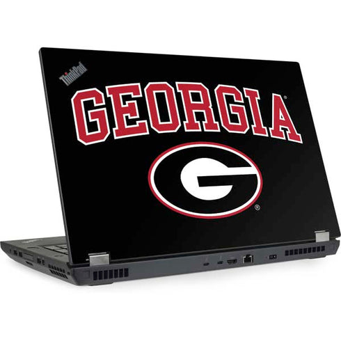University of Georgia Collegiate Text Lenovo ThinkPad Skin