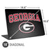 University of Georgia Collegiate Text Universal Laptop 18in (14.6 x 10.6in) Skin