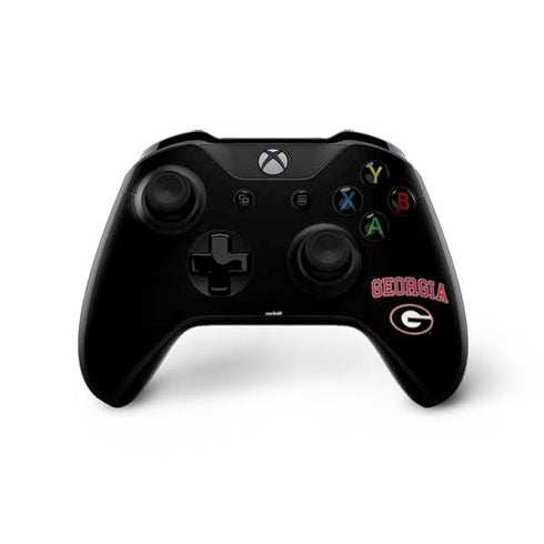 University of Georgia Collegiate Text Xbox One X Controller Skin