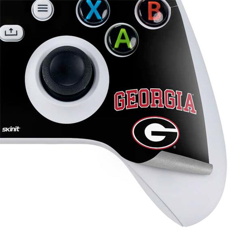 University of Georgia Collegiate Text Xbox Series S Bundle Skin