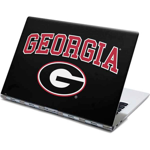 University of Georgia Collegiate Text Yoga 910 2-in-1 14in Touch-Screen Skin