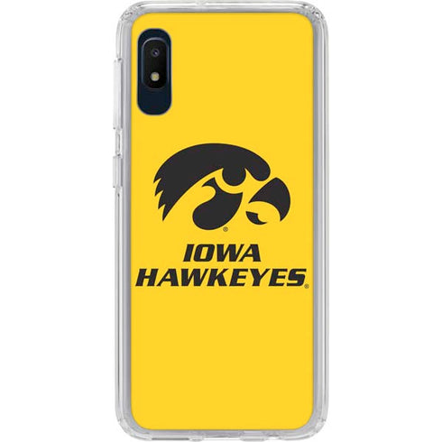 University of Iowa Galaxy A10e Clear Case