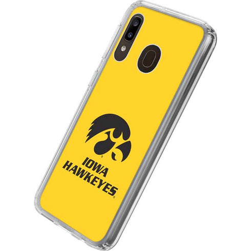 University of Iowa Galaxy A20 Clear Case
