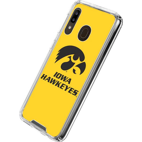 University of Iowa Galaxy A30 Clear Case