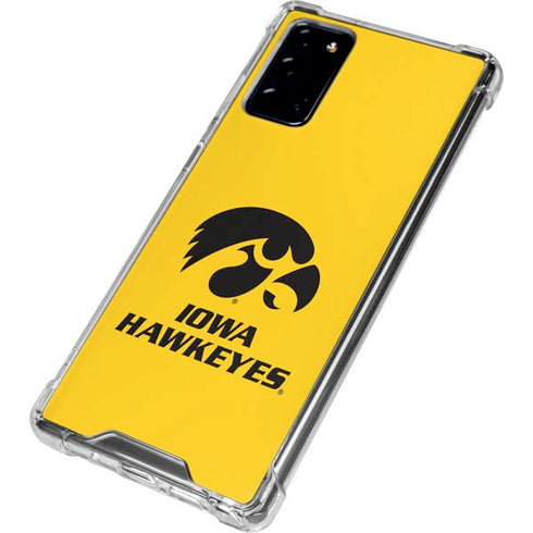 University of Iowa Galaxy Note20 5G Clear Case