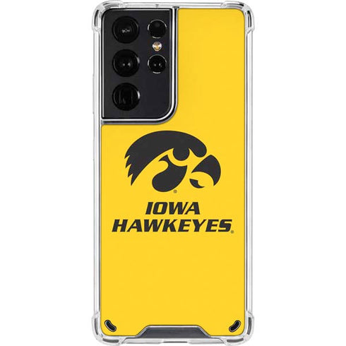 University of Iowa Galaxy S21 Ultra 5G Clear Case