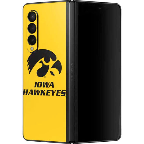 University of Iowa Galaxy Z Fold3 5G Skin
