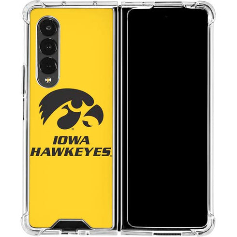 University of Iowa Galaxy Z Fold4 5G Clear Case