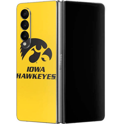 University of Iowa Galaxy Z Fold4 5G Skin