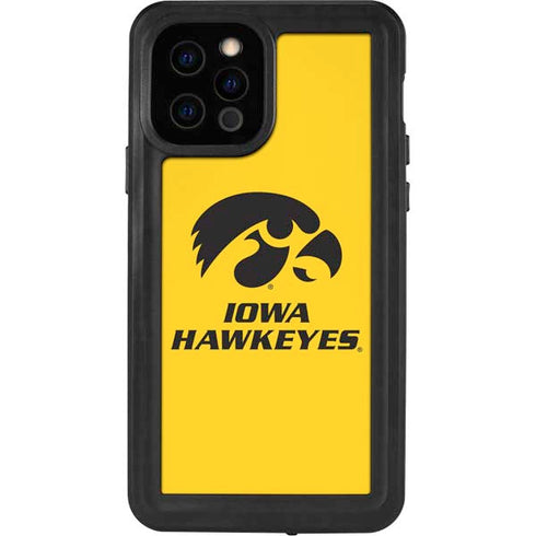 University of Iowa iPhone 12 Pro Waterproof Case