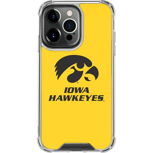 University of Iowa iPhone 13 Pro Clear Case