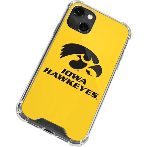 University of Iowa iPhone 14 Plus Clear Case