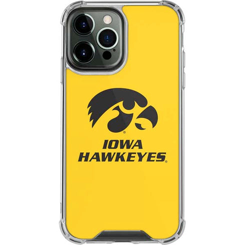 University of Iowa iPhone 14 Pro Max Clear Case