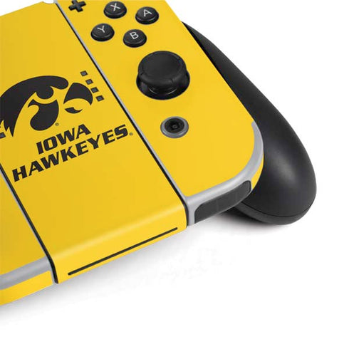 University of Iowa Nintendo Switch OLED (2021) Skin