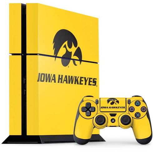 University of Iowa PS4 Console and Controller Bundle Skin