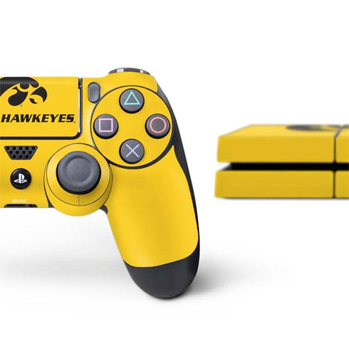 University of Iowa PS4 Console and Controller Bundle Skin