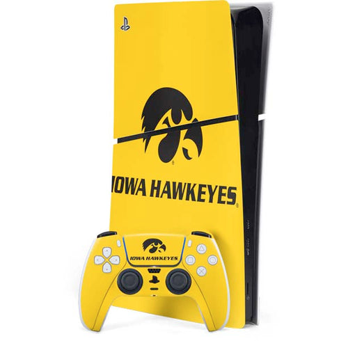 University of Iowa PS5 Slim Digital Edition Bundle Skin