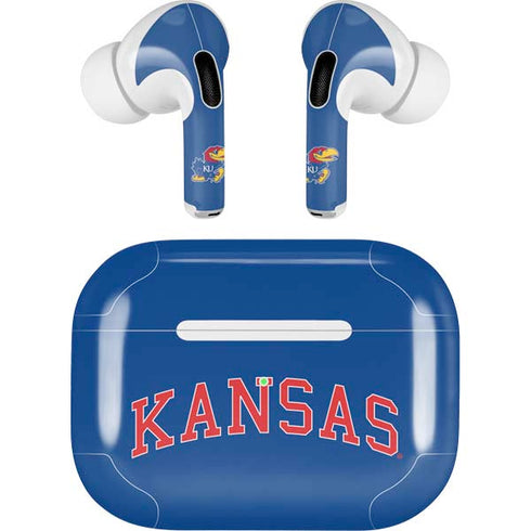 University of Kansas Collegiate Text Apple AirPods Pro Skin