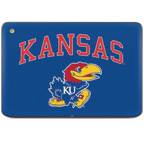 University of Kansas Collegiate Text HP Chromebook Skin