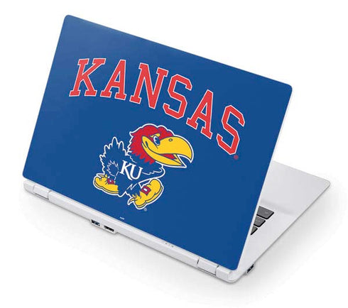 University of Kansas Collegiate Text Acer Chromebook Skin