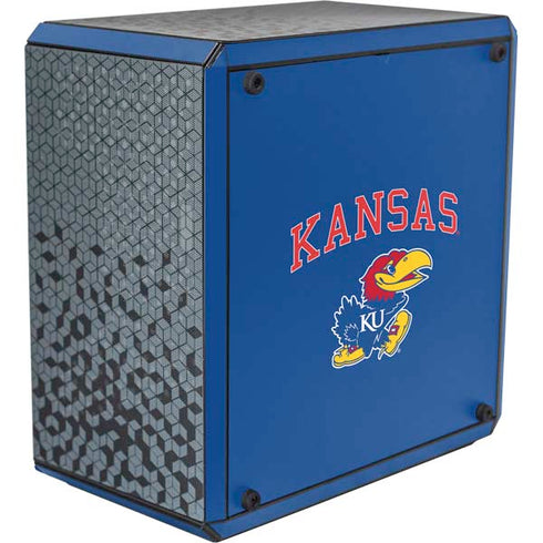 University of Kansas Collegiate Text Cooler Master MasterBox Q300L Mini Tower Skin