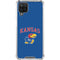 University of Kansas Collegiate Text Galaxy A12 Clear Case