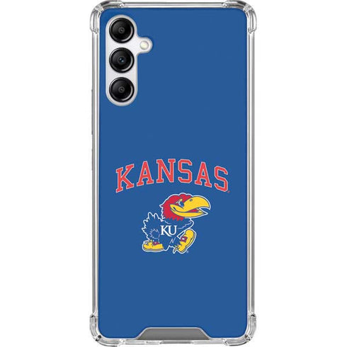 University of Kansas Collegiate Text Galaxy A14 5G Clear Case