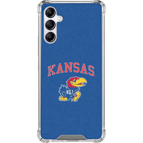 University of Kansas Collegiate Text Galaxy A15 5G Clear Case