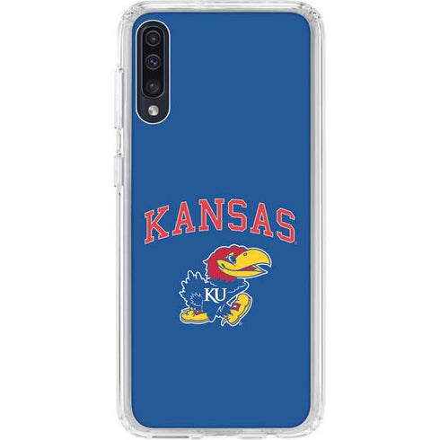 University of Kansas Collegiate Text Galaxy A50 Clear Case