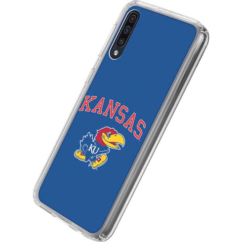 University of Kansas Collegiate Text Galaxy A50 Clear Case