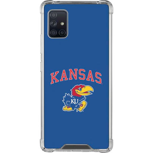 University of Kansas Collegiate Text Galaxy A51 5G Clear Case