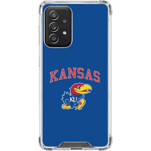 University of Kansas Collegiate Text Galaxy A52 5G Clear Case