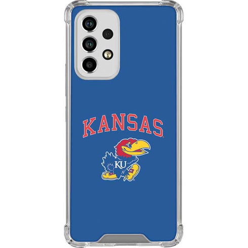 University of Kansas Collegiate Text Galaxy A53 5G Clear Case
