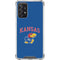 University of Kansas Collegiate Text Galaxy A72 5G Clear Case
