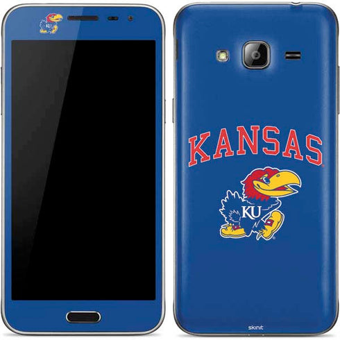 University of Kansas Collegiate Text Galaxy J3 Skin