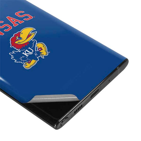University of Kansas Collegiate Text Galaxy Note 10 Plus Skin