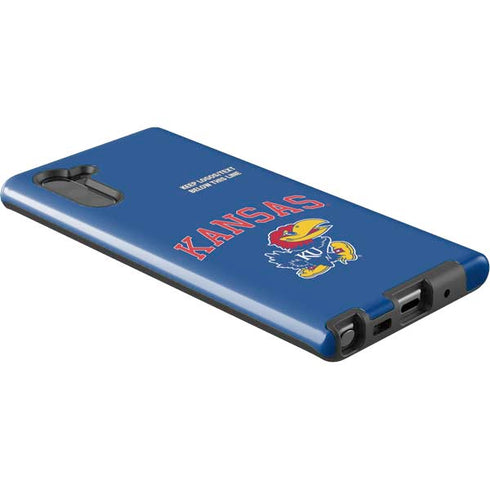 University of Kansas Collegiate Text Galaxy Note 10 Pro Case