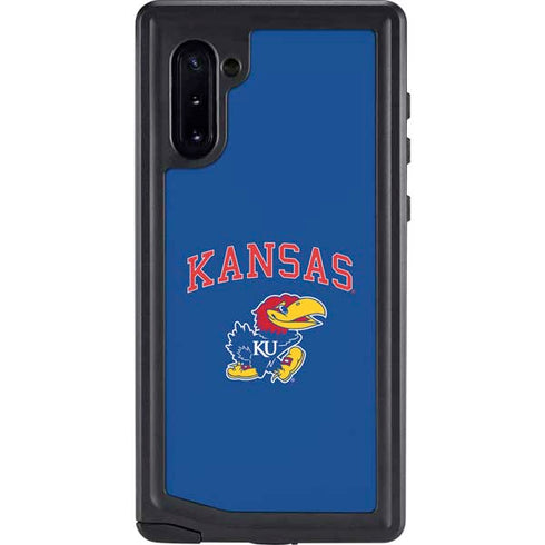 University of Kansas Collegiate Text Galaxy Note 10 Waterproof Case