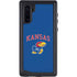 University of Kansas Collegiate Text Galaxy Note 10 Waterproof Case