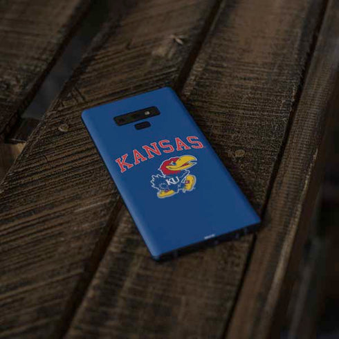 University of Kansas Collegiate Text Galaxy Note 9 Skin
