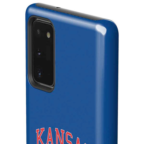 University of Kansas Collegiate Text Galaxy Note20 5G Pro Case