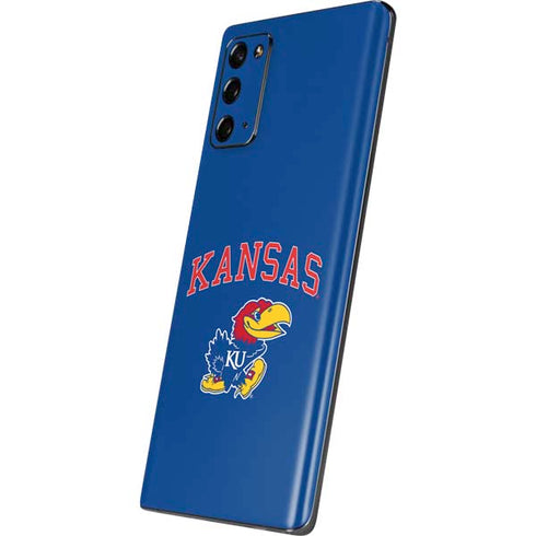 University of Kansas Collegiate Text Galaxy Note20 5G Skin